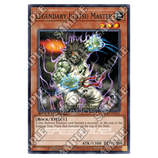 Yu-Gi-Oh! - Speed Duel GX: Duelists of Shadows - Legendary Jujitsu Master (Secret Rare) SGX3-ENI15a