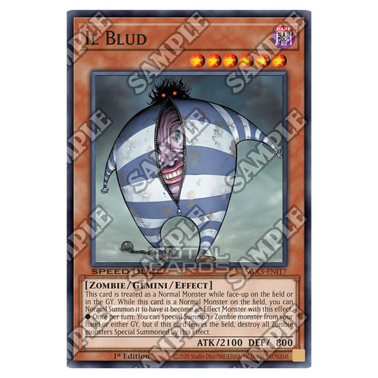 Yu-Gi-Oh! - Speed Duel GX: Duelists of Shadows - Il Blud (Secret Rare) SGX3-ENI17a