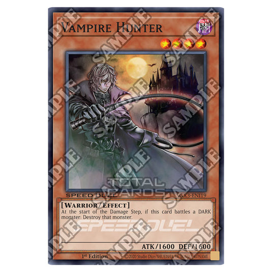 Yu-Gi-Oh! - Speed Duel GX: Duelists of Shadows - Vampire Hunter (Common) SGX3-ENI19