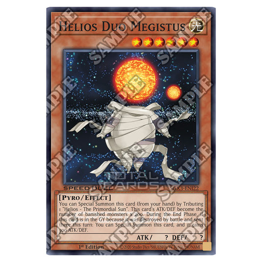 Yu-Gi-Oh! - Speed Duel GX: Duelists of Shadows - Helios Duo Megistus (Common) SGX3-ENI22