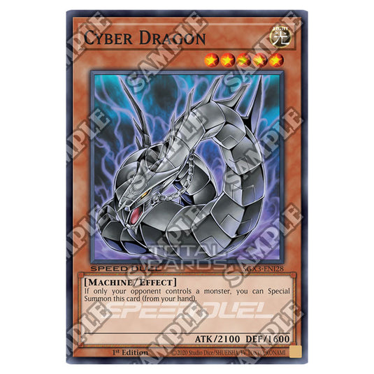 Yu-Gi-Oh! - Speed Duel GX: Duelists of Shadows - Cyber Dragon (Secret Rare) SGX3-ENI28a