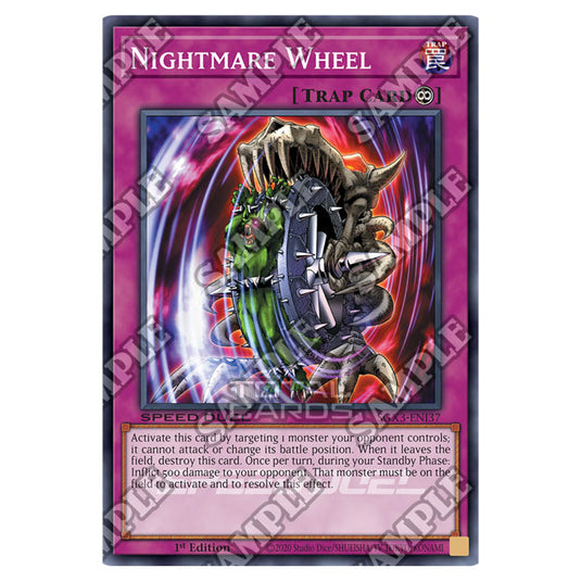 Yu-Gi-Oh! - Speed Duel GX: Duelists of Shadows - Nightmare Wheel (Common) SGX3-ENI37