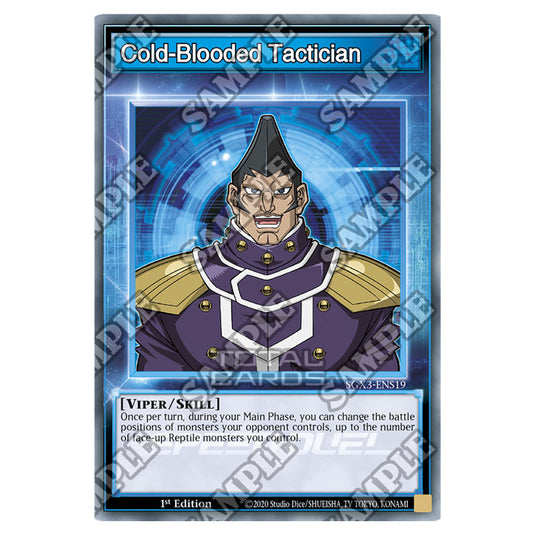 Yu-Gi-Oh! - Speed Duel GX: Duelists of Shadows - Cold-Blooded Tactician (Common) SGX3-ENS19