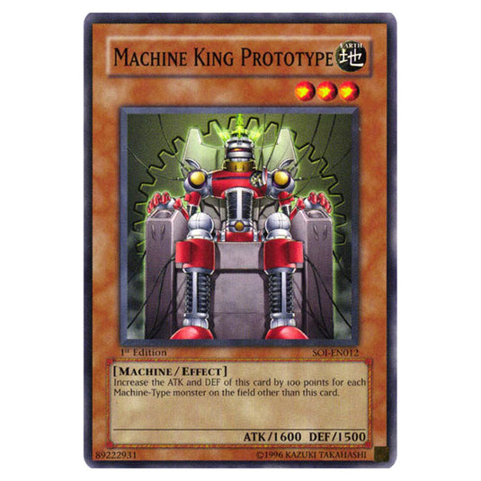 Machine King Prototype SOI-EN012 card from the Yu-Gi-Oh! set Shadow of Infinity