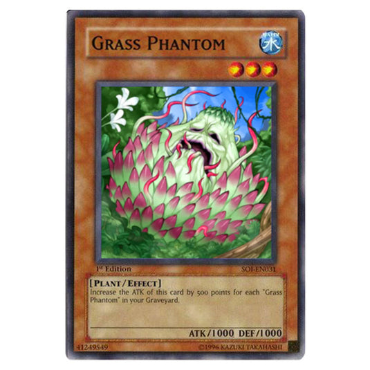 Grass Phantom SOI-EN031 card from the Yu-Gi-Oh! set Shadow of Infinity