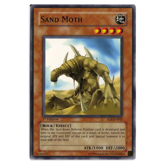 Sand Moth SOI-EN032 card from the Yu-Gi-Oh! set Shadow of Infinity