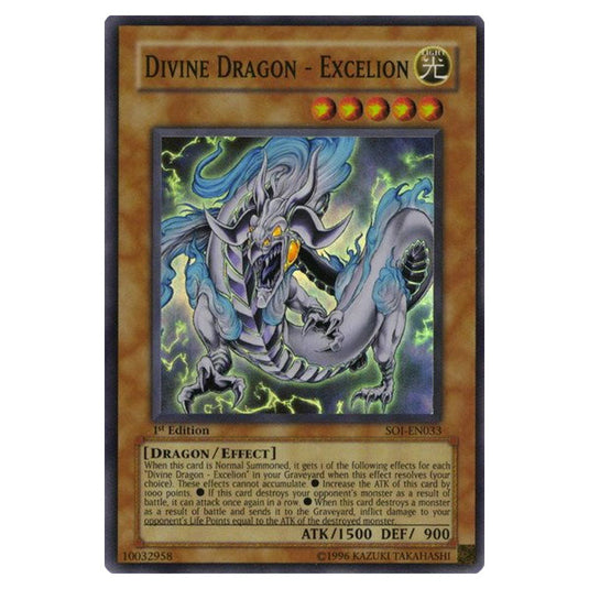 Divine Dragon - Excelion SOI-EN033 card from the Yu-Gi-Oh! set Shadow of Infinity