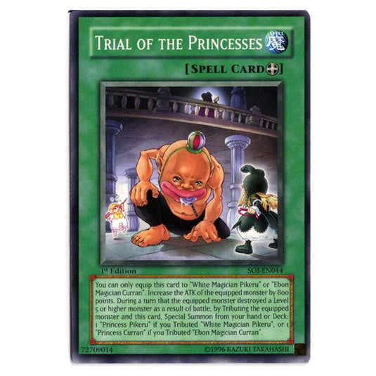 Trial of the Princesses SOI-EN044 card from the Yu-Gi-Oh! set Shadow of Infinity