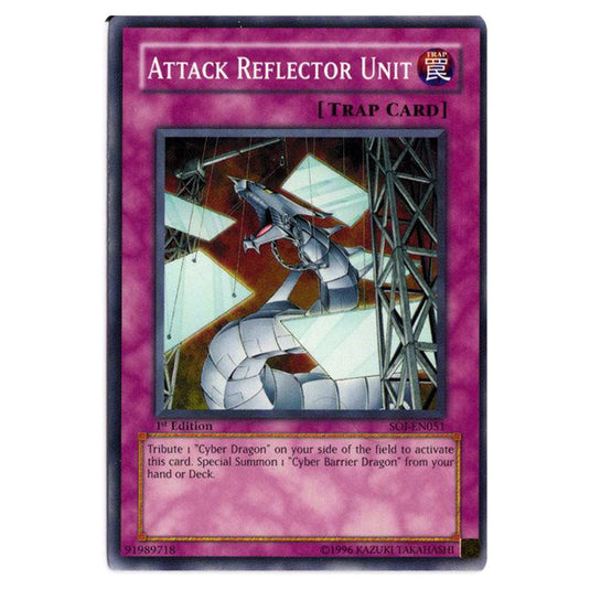 Attack Reflector Unit SOI-EN051 card from the Yu-Gi-Oh! set Shadow of Infinity