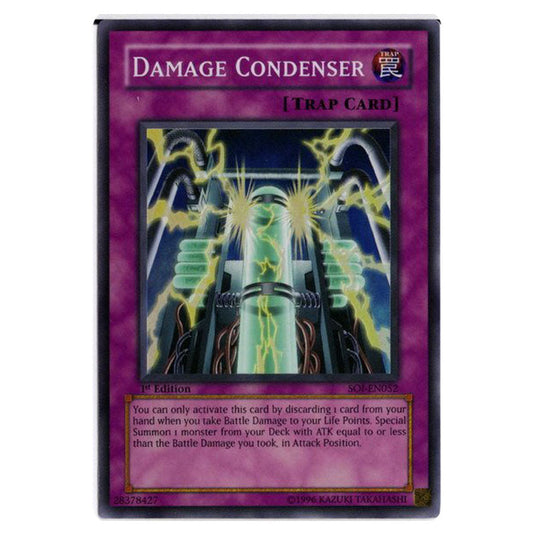 Damage Condenser SOI-EN052 card from the Yu-Gi-Oh! set Shadow of Infinity