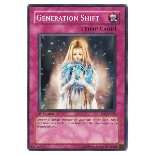 Generation Shift SOI-EN055 card from the Yu-Gi-Oh! set Shadow of Infinity