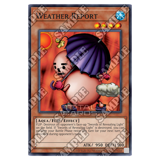 weather report yugioh card Weather Report" Reviews and Rating Score in Japan