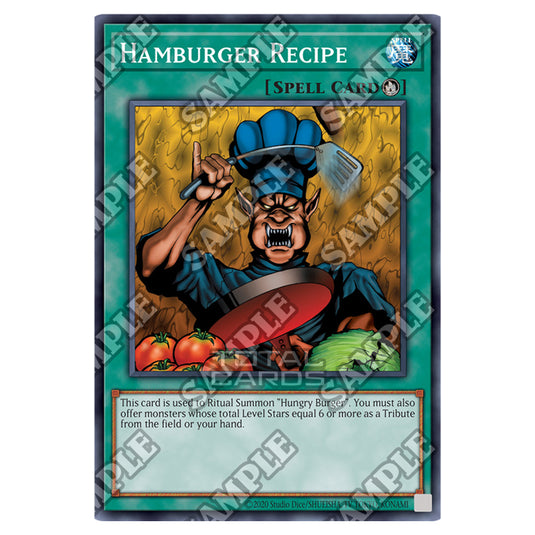 Yu-Gi-Oh! - Spell Ruler - 25th Anniversary Reprint - Hamburger Recipe Yu-Gi-Oh! - Spell Ruler - 25th Anniversary Reprint - Hamburger Recipe