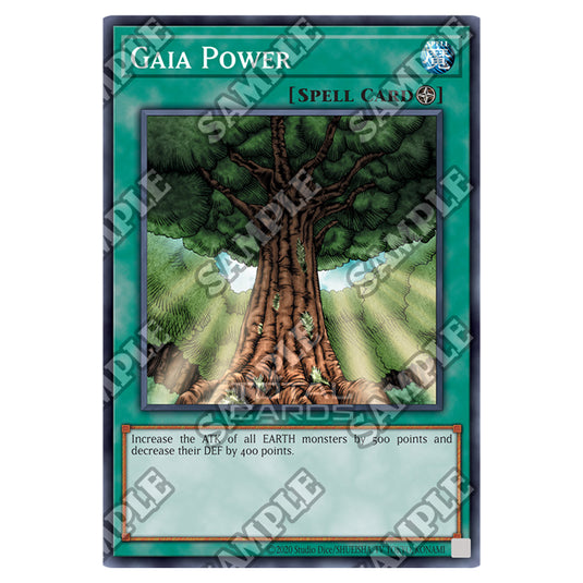 Yu-Gi-Oh! - Spell Ruler - 25th Anniversary Reprint - Gaia Power (Short Print) SRL-25-EN096