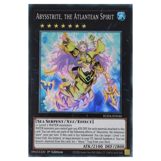 Evil HERO Darkest Knight SUDA-EN033 card from the Yu-Gi-Oh! set Supreme Darkness