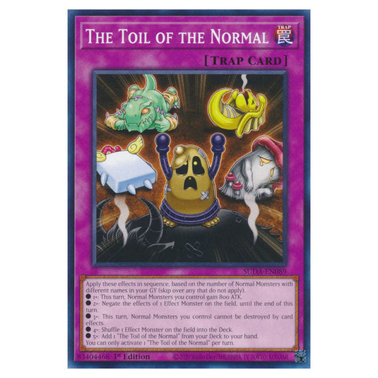 Yu-Gi-Oh! - Supreme Darkness - The Toil of the Normal (Common) SUDA-EN Yu-Gi-Oh! - Supreme Darkness - The Toil of the Normal (Common) SUDA-EN