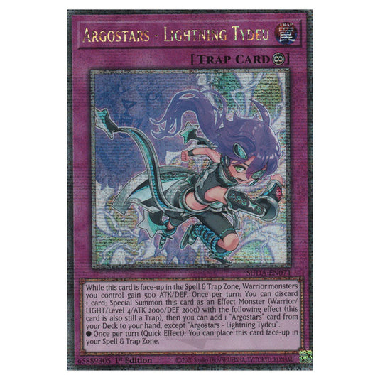 Otonari Thunder SUDA-EN098 card from the Yu-Gi-Oh! set Supreme Darkness