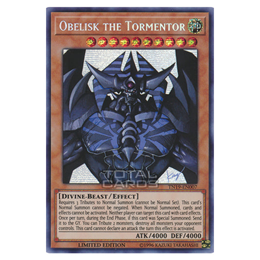 Yu-Gi-Oh! - 2019 Gold Sarcophagus Tin - Obelisk the Tormentor (Prismat Yu-Gi-Oh! - 2019 Gold Sarcophagus Tin - Obelisk the Tormentor (Prismat