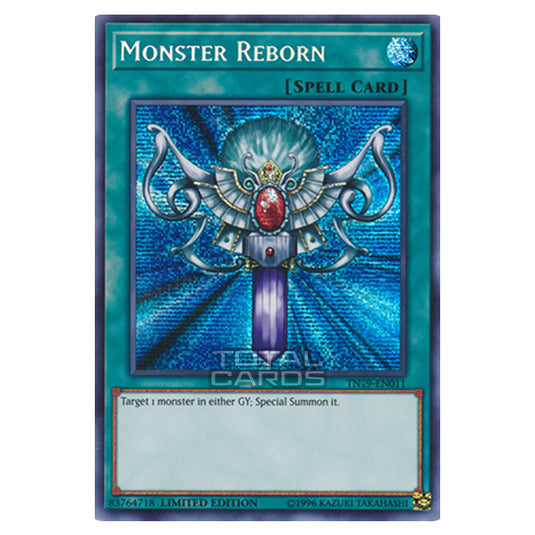 Yu-Gi-Oh! - 2019 Gold Sarcophagus Tin - Monster Reborn (Prismatic Secret Rare) TN19-EN011