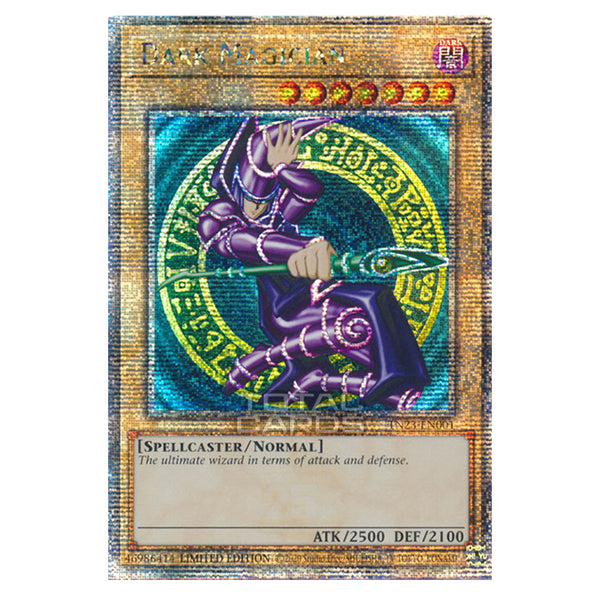 Dark Magician Collection Yu-Gi-Oh! Dark Magician Quarter Century Secret Rare  Card - Original Art (Near Mint/Mint Condition) | TN23 Series Collectible Yugioh  Cards Dark Magician