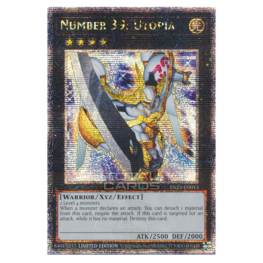 Yu-Gi-Oh! - Dueling Heroes - Number 39: Utopia (Quarter Century Secret Rare) TN23-EN013