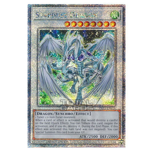 Yu-Gi-Oh! - Dueling Heroes - Stardust Dragon (Quarter Century Secret Rare) TN23-EN016