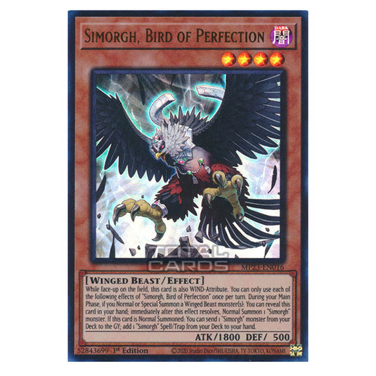 Yu-Gi-Oh! - Dueling Heroes - Simorgh, Bird of Perfection (Ultra Rare) MP23-EN016