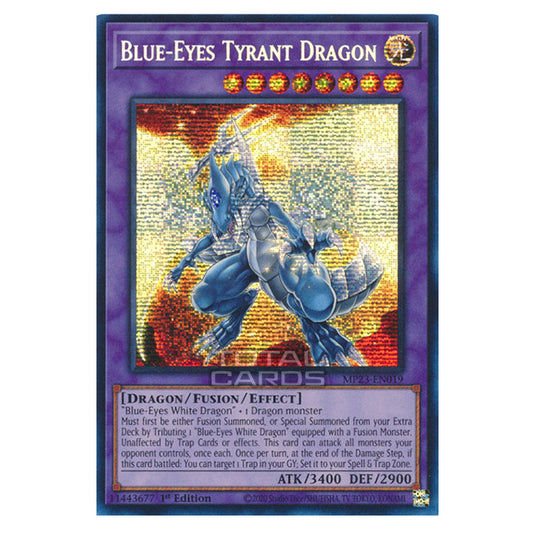 Yu-Gi-Oh! - Dueling Heroes - Blue-Eyes Tyrant Dragon (Prismatic Secret Rare) MP23-EN019