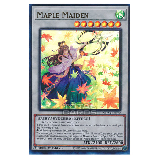 Yu-Gi-Oh! - Dueling Heroes - Maple Maiden (Ultra Rare) MP23-EN022