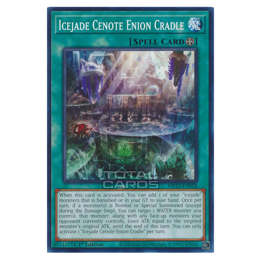 Yu-Gi-Oh! - Dueling Heroes - Icejade Cenote Enion Cradle (Common) MP23 Yu-Gi-Oh! - Dueling Heroes - Icejade Cenote Enion Cradle (Common) MP23