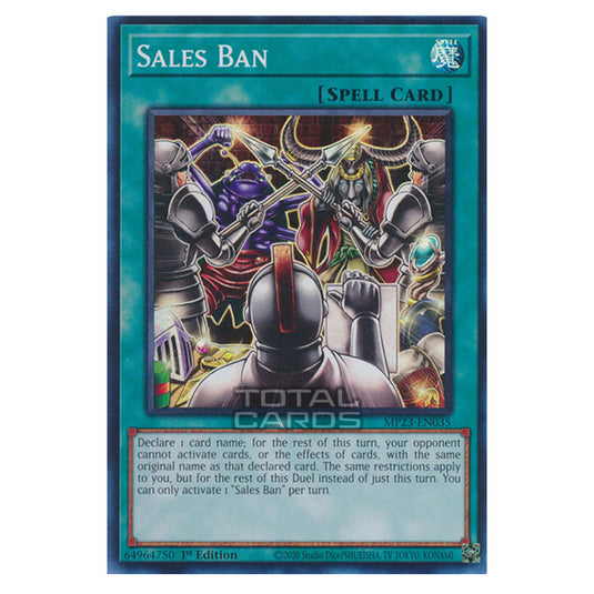 Yu-Gi-Oh! - Dueling Heroes - Sales Ban (Super Rare) MP23-EN035