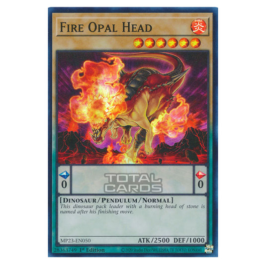 Yu-Gi-Oh! - Dueling Heroes - Fire Opal Head (Super Rare) MP23-EN050