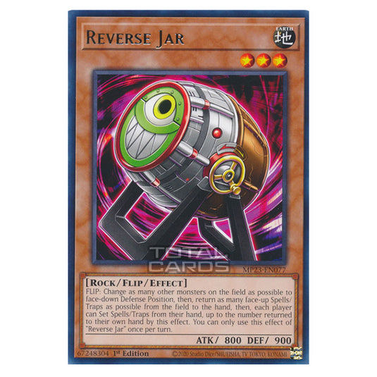 Yu-Gi-Oh! - Dueling Heroes - Reverse Jar (Rare) MP23-EN077 Yu-Gi-Oh! - Dueling Heroes - Reverse Jar (Rare) MP23-EN077