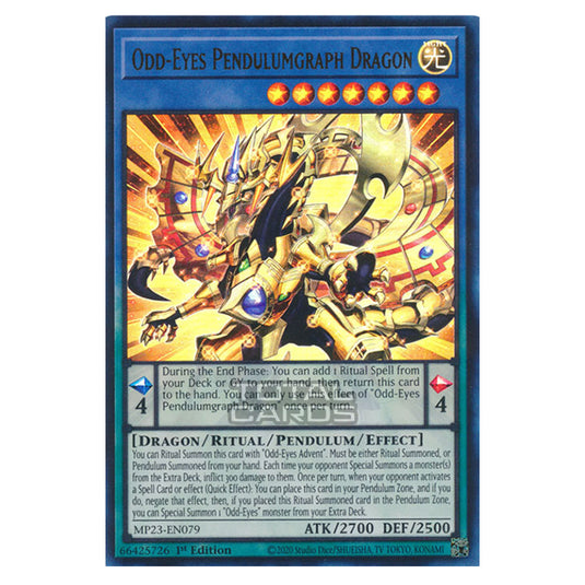 Yu-Gi-Oh! - Dueling Heroes - Odd-Eyes Pendulumgraph Dragon (Ultra Rare) MP23-EN079