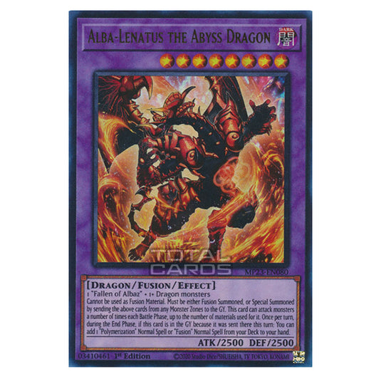 Yu-Gi-Oh! - Dueling Heroes - Alba-Lenatus the Abyss Dragon (Ultra Rare) MP23-EN080