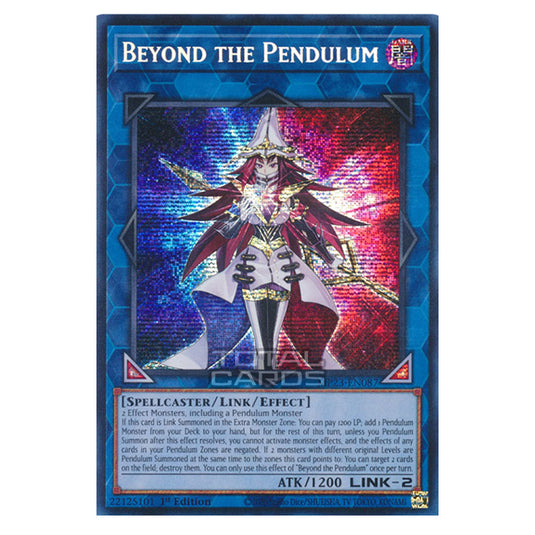 Yu-Gi-Oh! - Dueling Heroes - Beyond the Pendulum (Prismatic Secret Rare) MP23-EN087