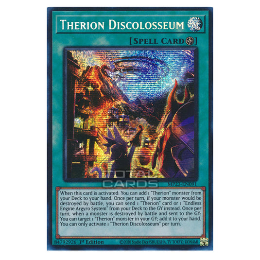 Yu-Gi-Oh! - Dueling Heroes - Therion Discolosseum (Prismatic Secret Rare) MP23-EN091