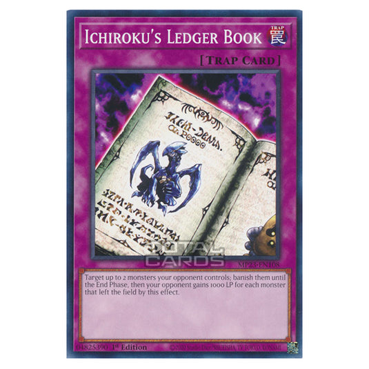 Yu-Gi-Oh! - Dueling Heroes - Ichiroku's Ledger Book (Common) MP23-EN108