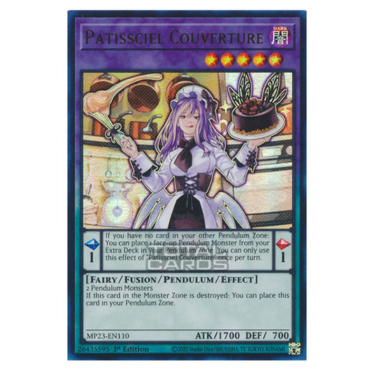 Yu-Gi-Oh! - Dueling Heroes - Patissciel Couverture (Ultra Rare) MP23-EN110