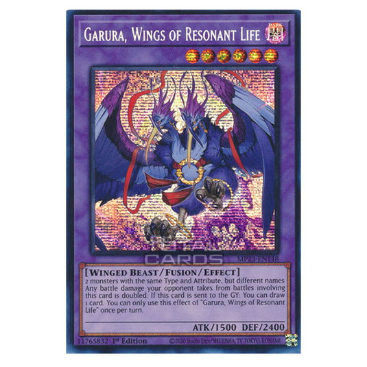 Yu-Gi-Oh! - Dueling Heroes - Garura, Wings of Resonant Life (Prismatic Secret Rare) MP23-EN148