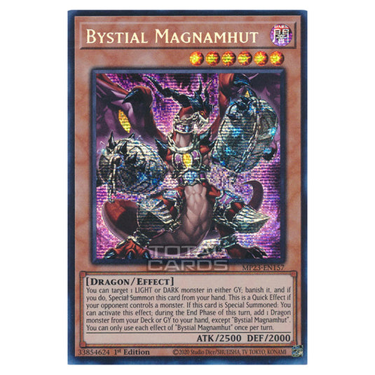 Yu-Gi-Oh! - Dueling Heroes - Bystial Magnamhut (Prismatic Secret Rare) MP23-EN157