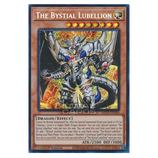 Yu-Gi-Oh! - Dueling Heroes - The Bystial Lubellion (Prismatic Secret Rare) MP23-EN160