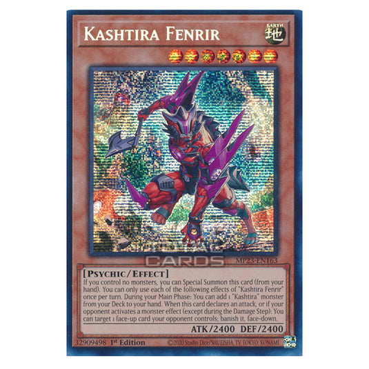 Yu-Gi-Oh! - Dueling Heroes - Kashtira Fenrir (Prismatic Secret Rare) MP23-EN163