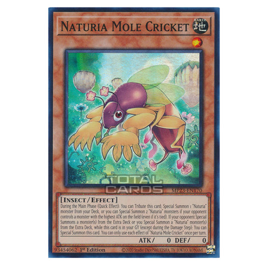 Yu-Gi-Oh! - Dueling Heroes - Naturia Mole Cricket (Super Rare) MP23-EN170