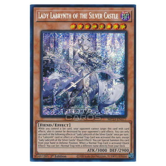 Yu-Gi-Oh! - Dueling Heroes - Lady Labrynth of the Silver Castle (Prismatic Secret Rare) MP23-EN177