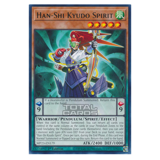 Yu-Gi-Oh! - Dueling Heroes - Han-Shi Kyudo Spirit (Rare) MP23-EN179