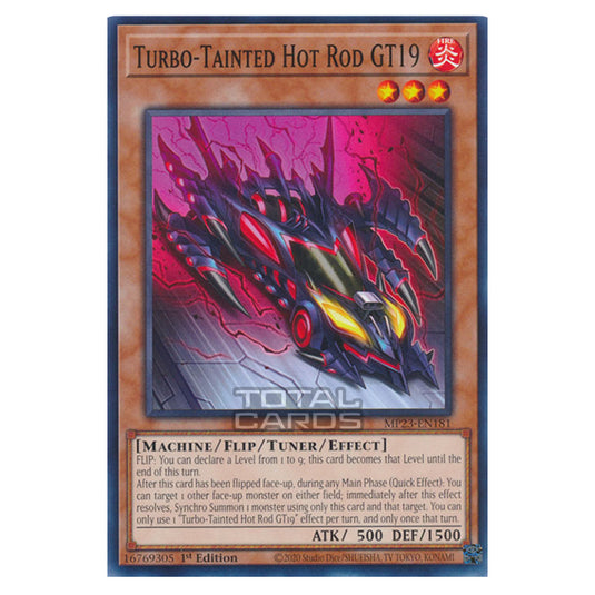 Yu-Gi-Oh! - Dueling Heroes - Turbo-Tainted Hot Rod GT19 (Common) MP23-EN181