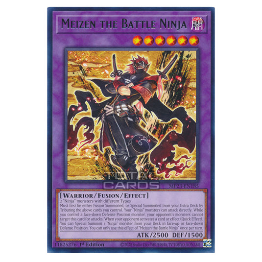 Yu-Gi-Oh! - Dueling Heroes - Meizen the Battle Ninja (Rare) MP23-EN185