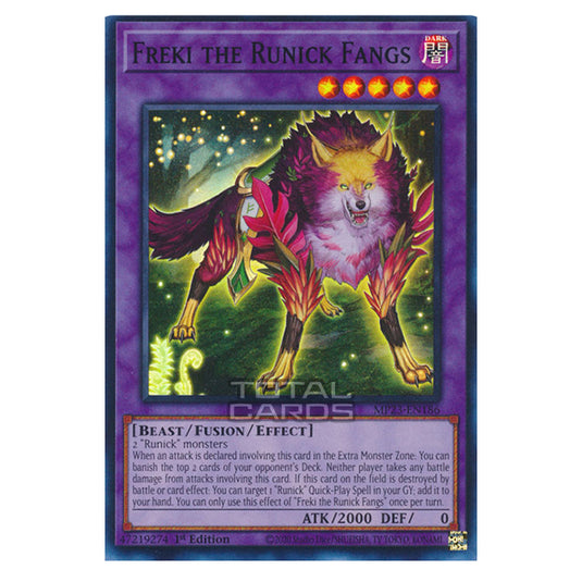 Yu-Gi-Oh! - Dueling Heroes - Freki the Runick Fangs (Super Rare) MP23-EN186