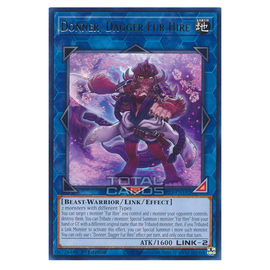 Yu-Gi-Oh! - Dueling Heroes - Donner, Dagger Fur Hire (Rare) MP23-EN192